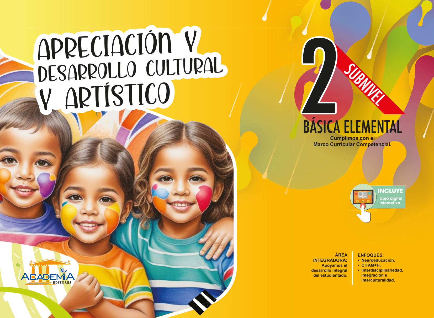 Portada de Apreciación y Desarrollo Cultural y Artístico 2 EGB - Aula Inteligente