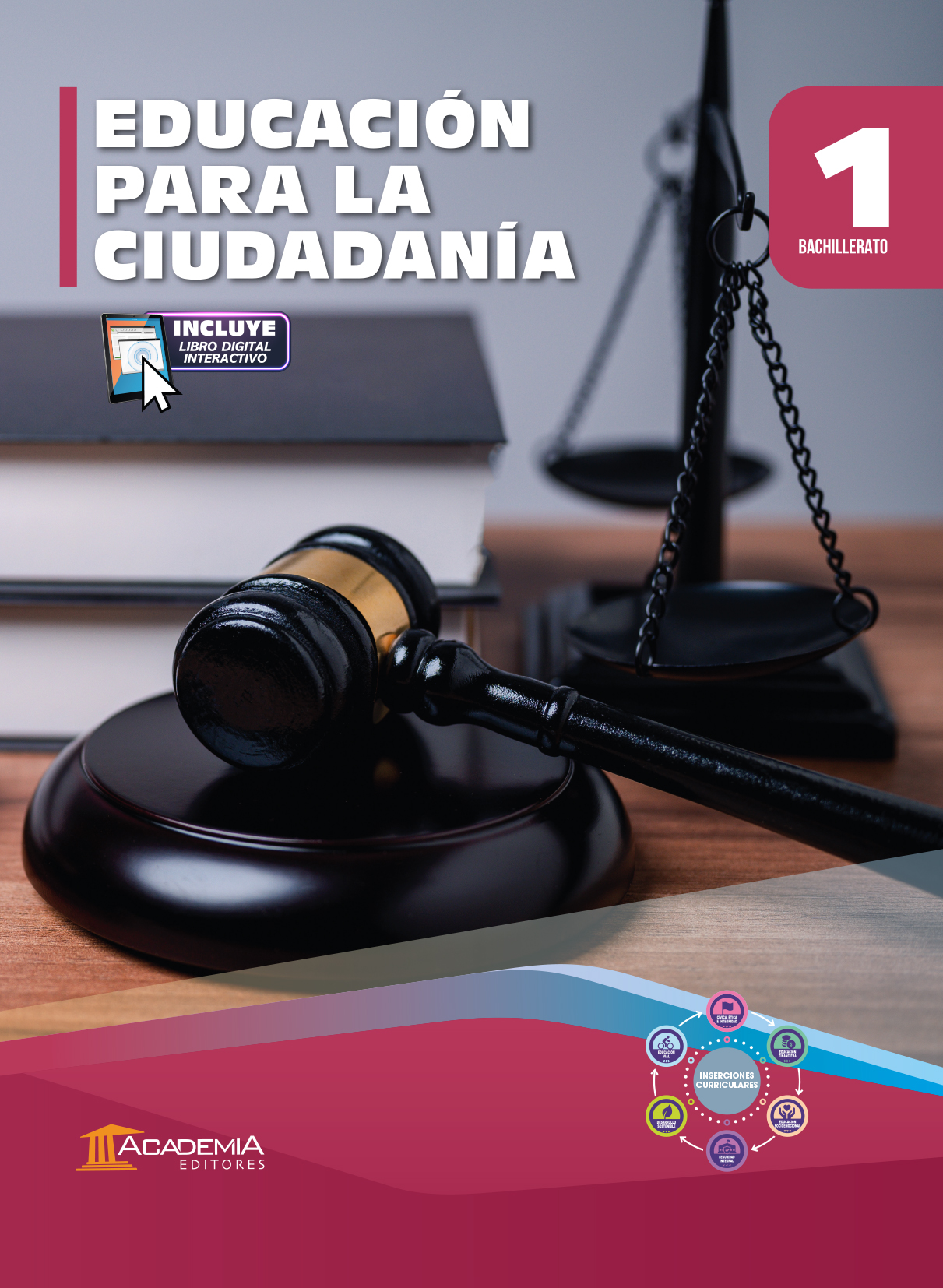 Portada de Ciudadanía 1 Bachillerato - Inserciones Curriculares