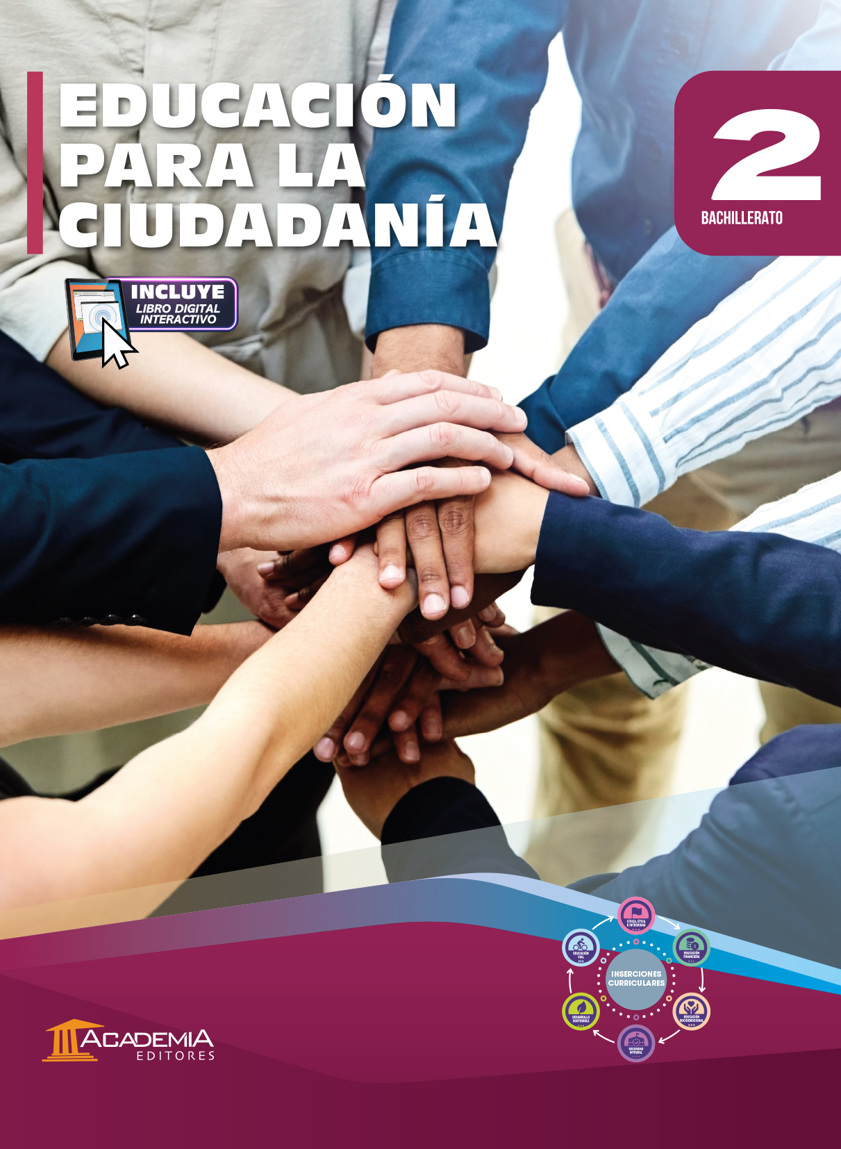 Portada de Ciudadanía 2 Bachillerato - Inserciones Curriculares