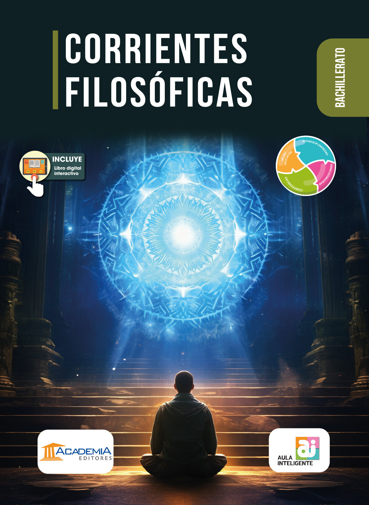 Portada de Corrientes Filosóficas Bachillerato - Aula Inteligente