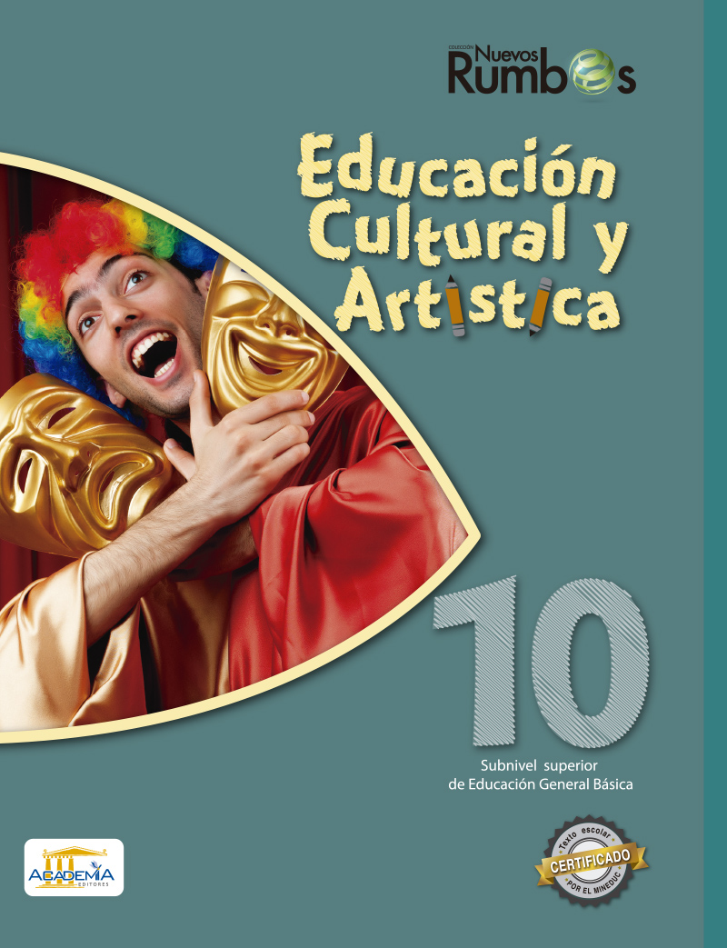 Portada de Educación Cultural y Artística 10 EGB - Nuevos Rumbos