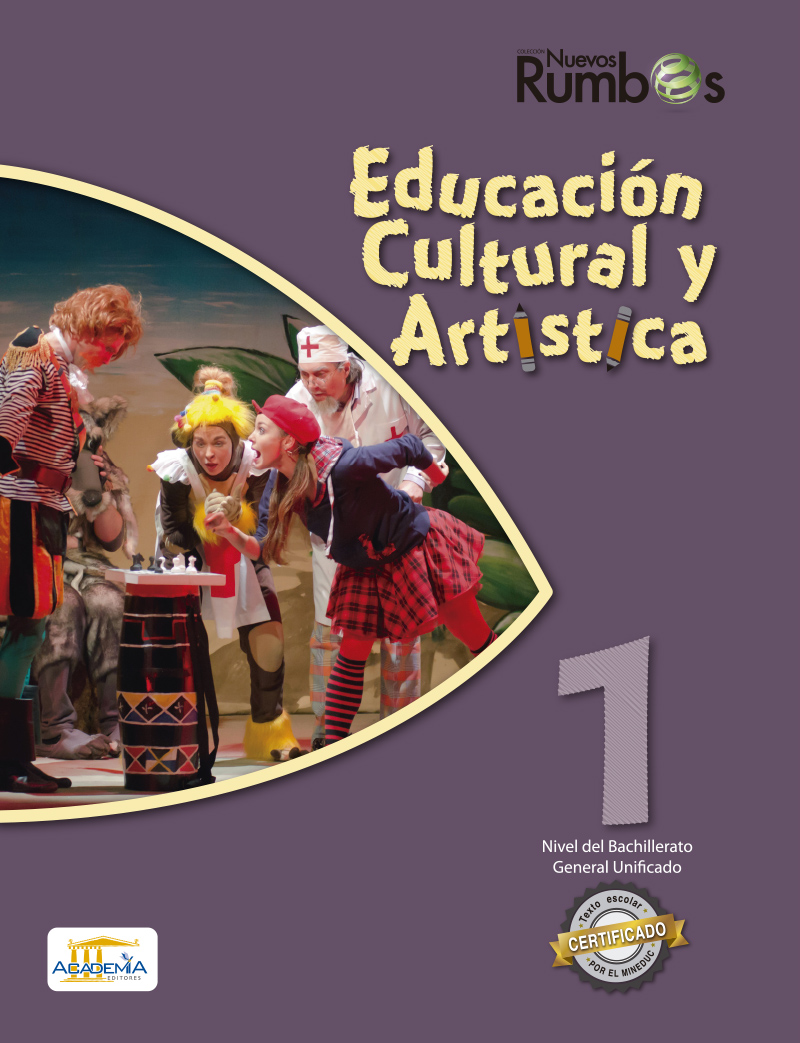 Portada de Educación Cultural y Artística 1 BGU