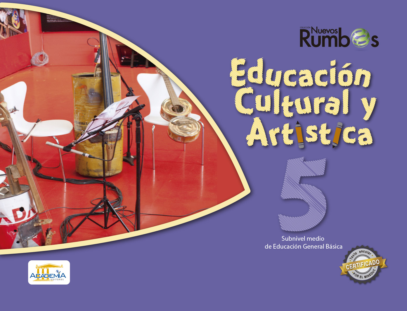 Portada de Educación Cultural y Artística 5 EGB - Nuevos Rumbos