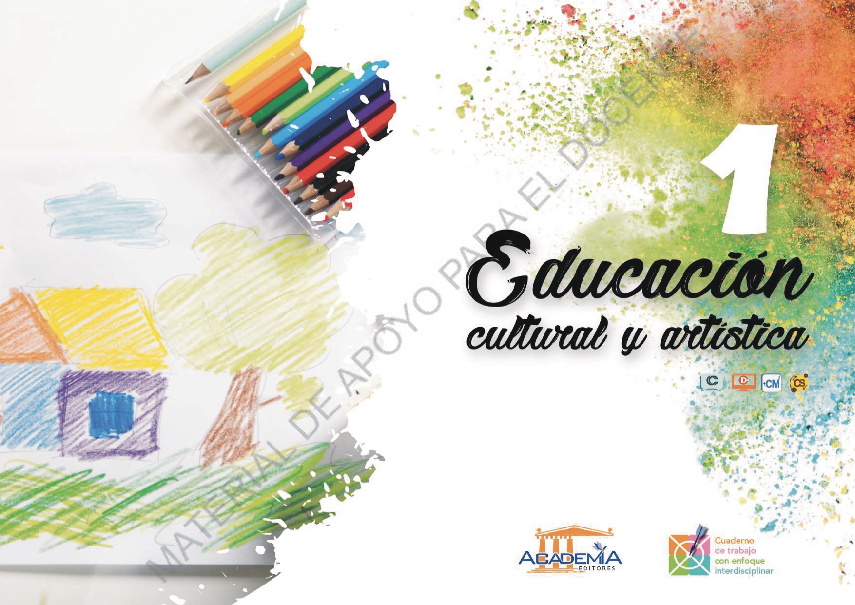 Portada de Educación Cultural y Artística 1 EGB - Nueva Edición