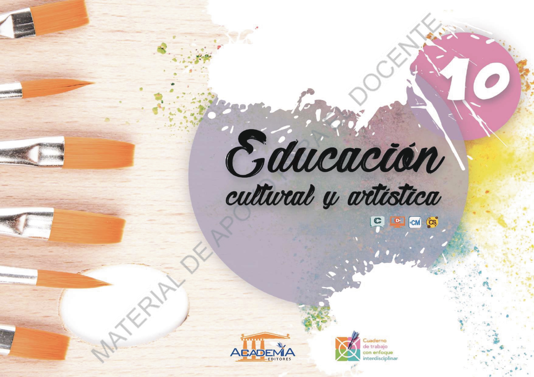 Portada de Educación Cultural y Artística 10 EGB - Nueva Edición