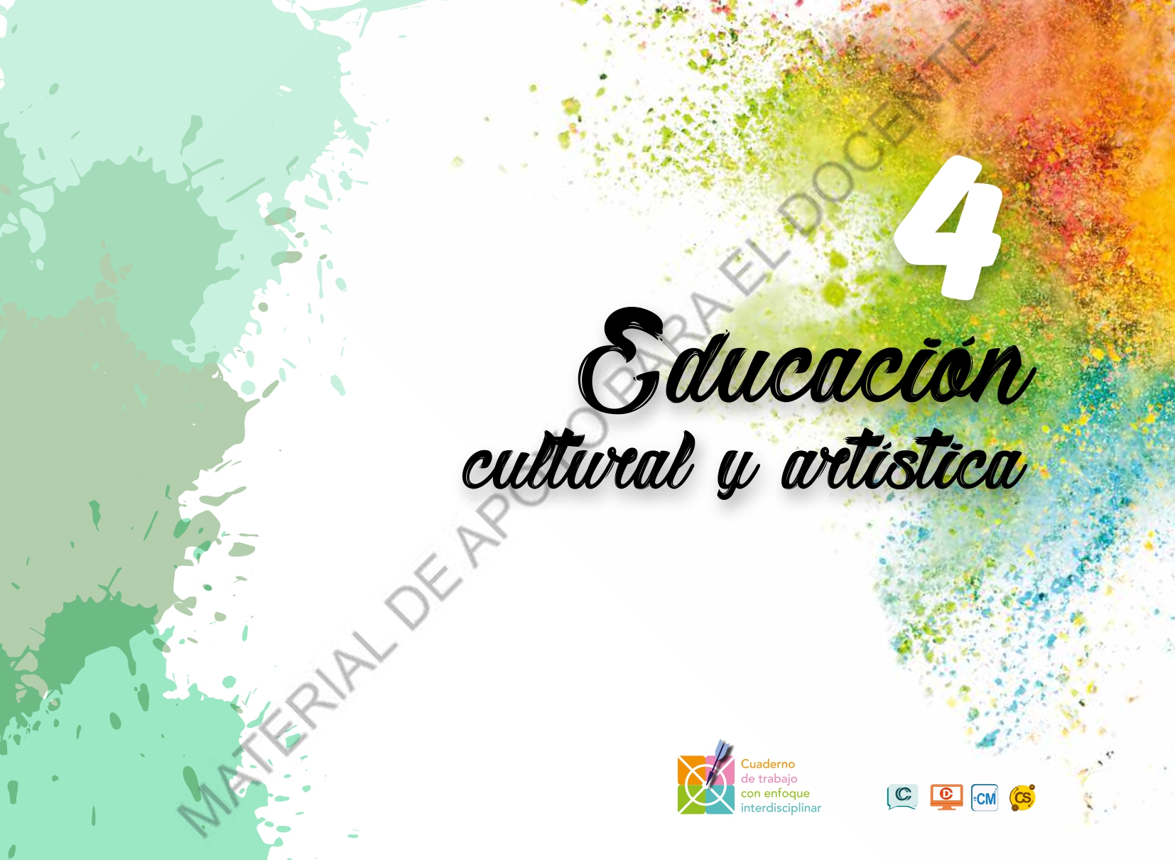 Portada de Educación Cultural y Artística 4 EGB - Nueva Edición