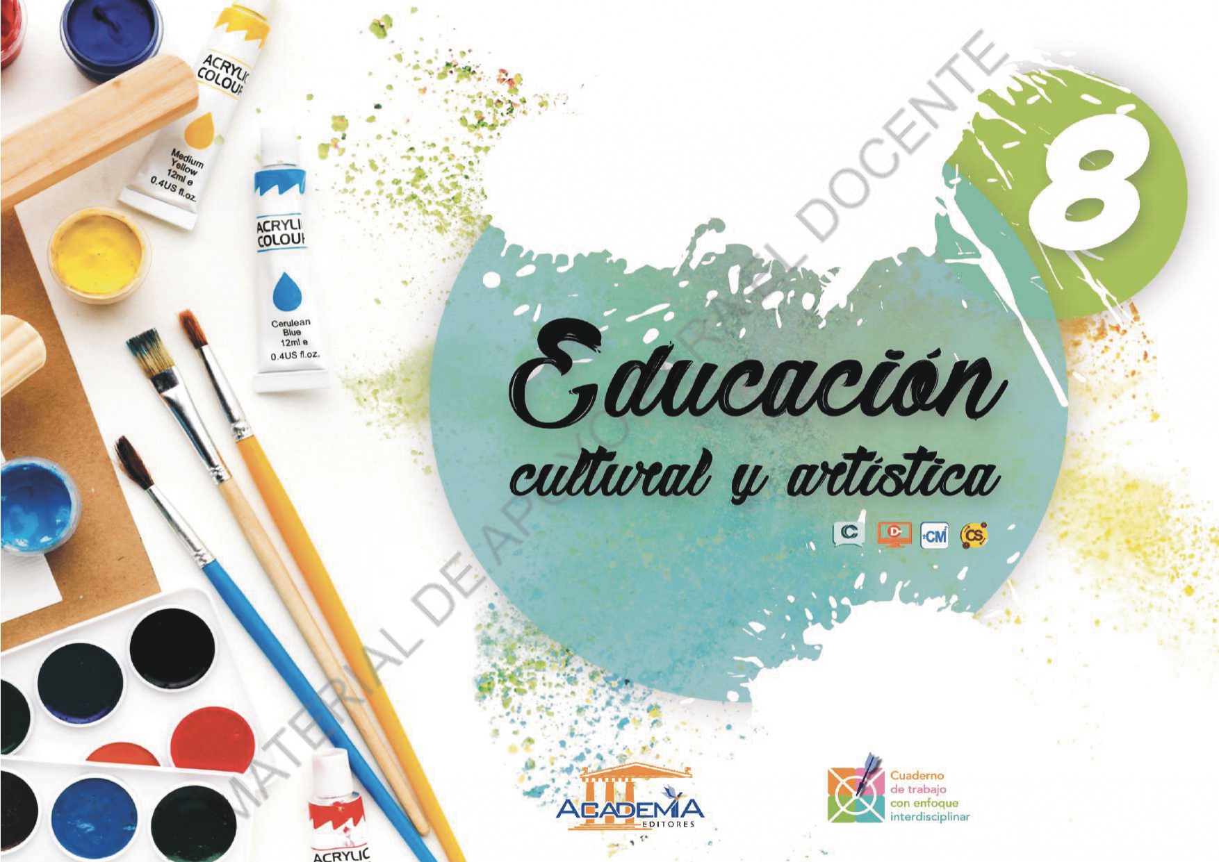 Portada de Educación Cultural y Artística 8 EGB - Nueva Edición