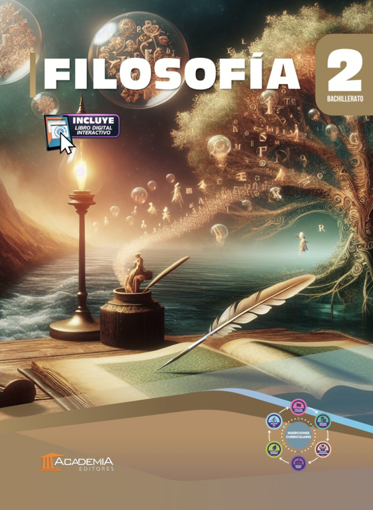 Portada de Filosofía 2 Bachillerato - Inserciones Curriculares