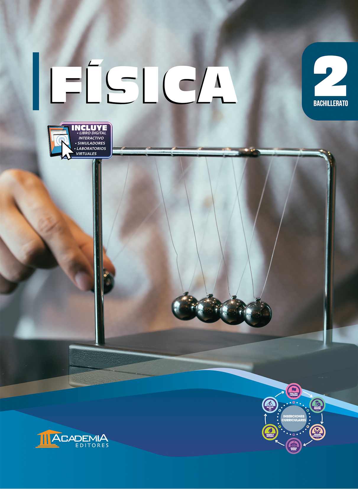 Portada de Física 2 Bachillerato - Inserciones Curriculares