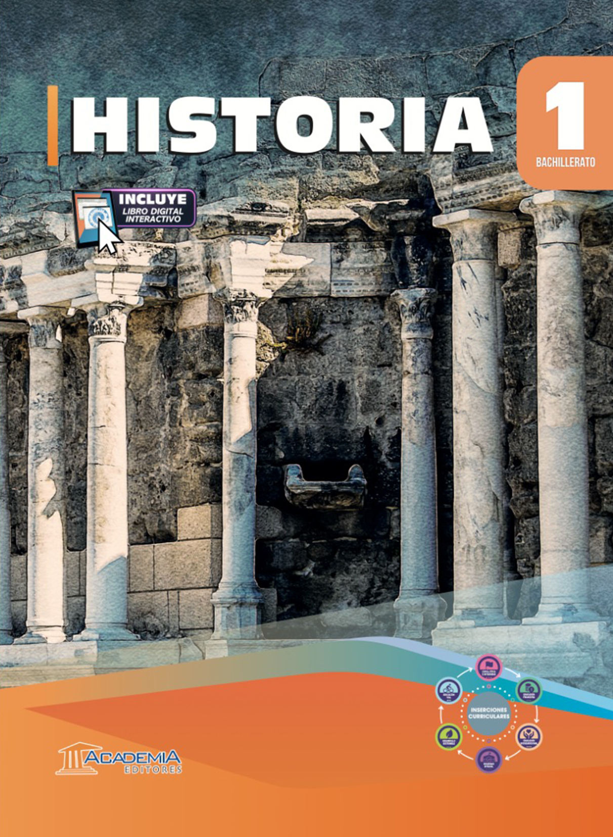 Portada de Historia 1 Bachillerato - Inserciones Curriculares