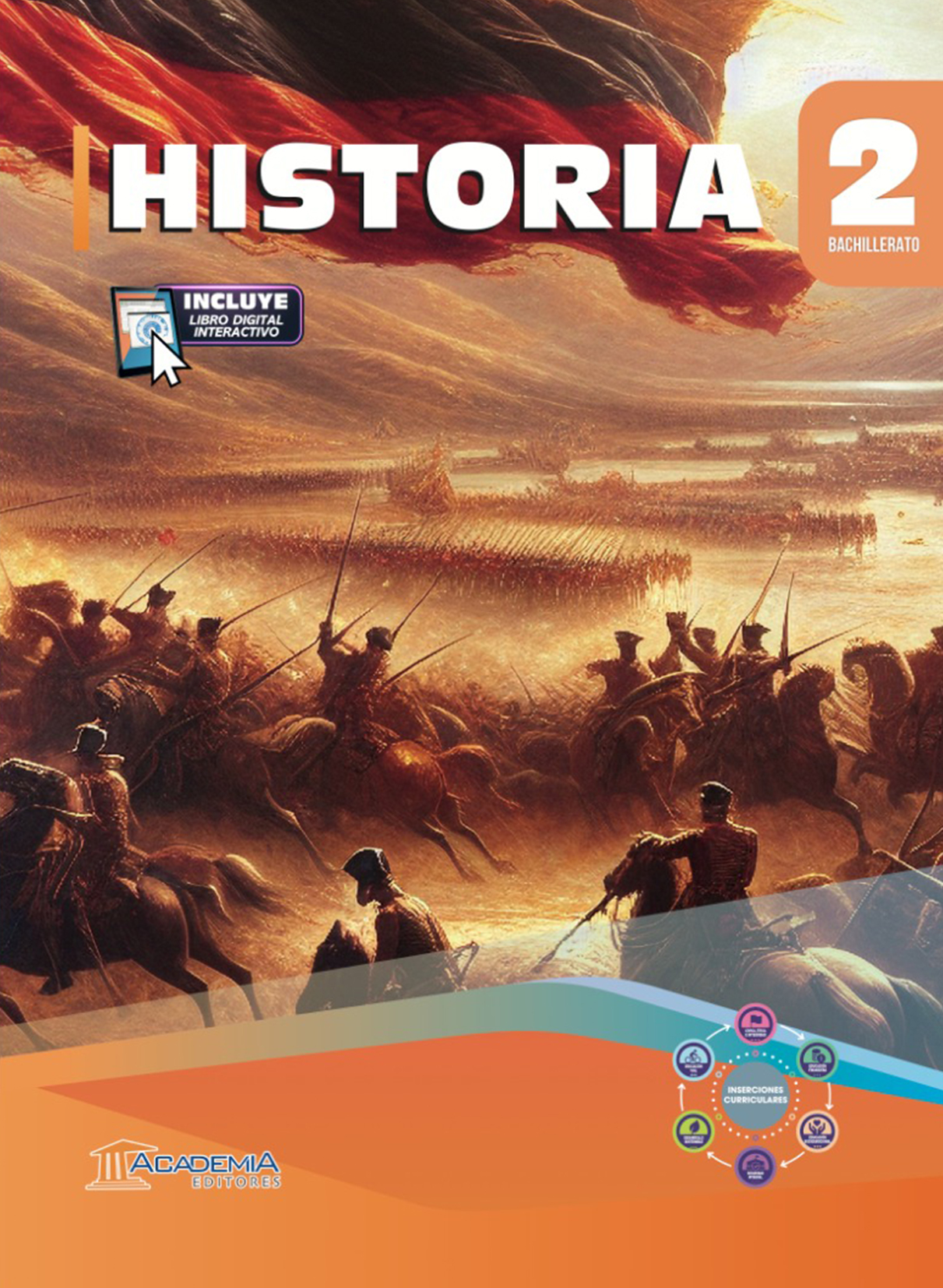 Portada de Historia 2 Bachillerato - Inserciones Curriculares
