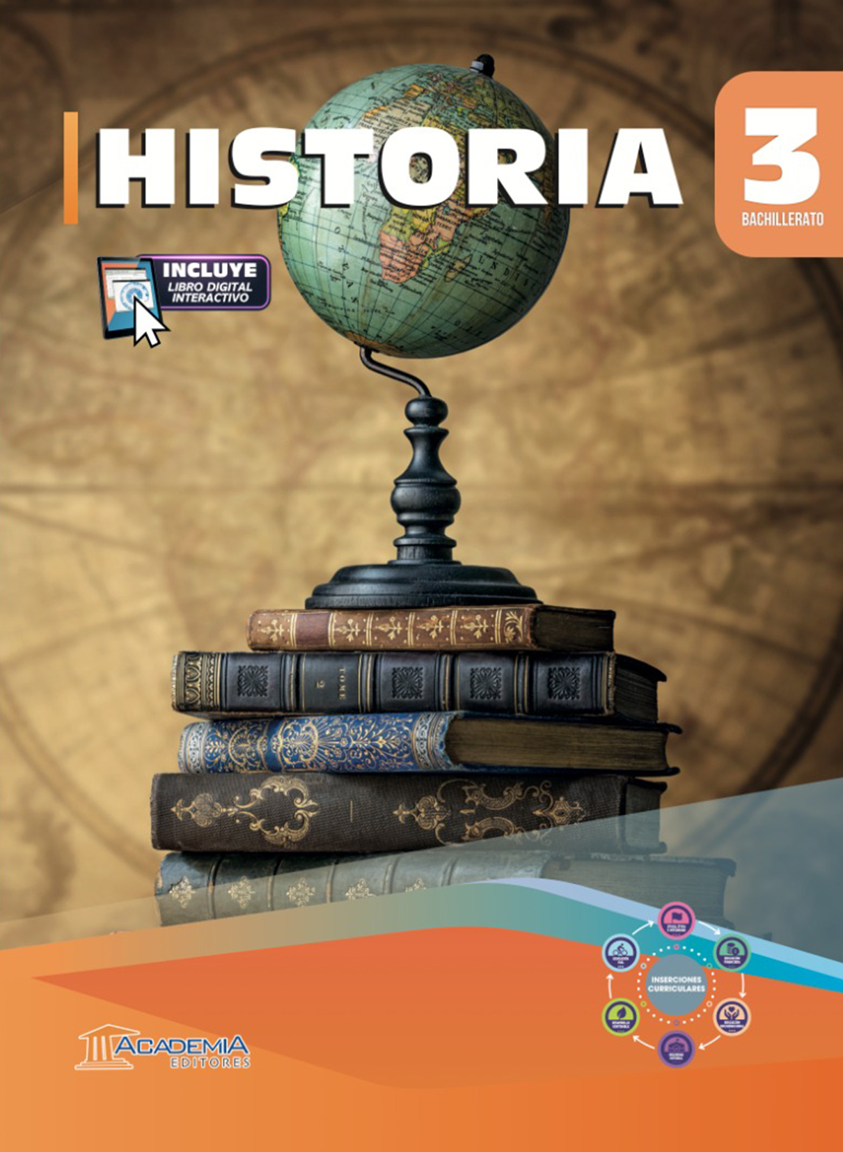 Portada de Historia 3 Bachillerato - Inserciones Curriculares