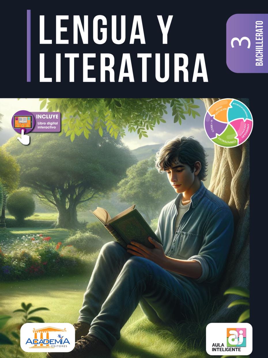 Portada de Lenguaje y Comunicación 3 - Aula Inteligente Bachillerato