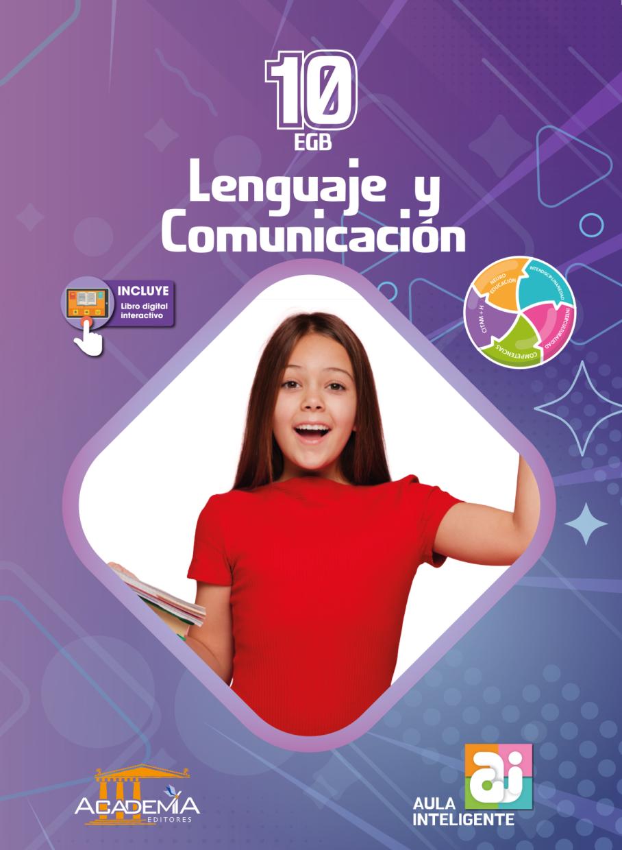 Portada de Lenguaje y Comunicación 10 EGB - Aula Inteligente