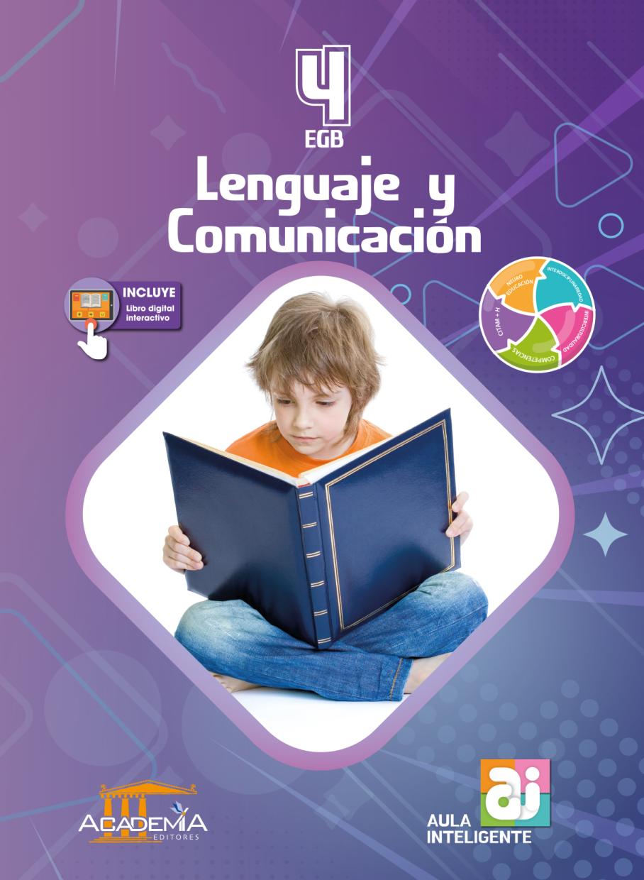 Portada de Lenguaje y Comunicación 4 EGB - Aula Inteligente