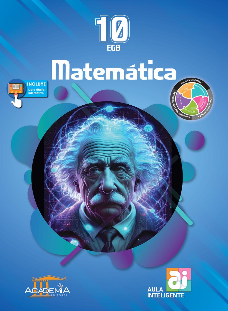 Portada de Matemática 10 EGB - Aula Inteligente