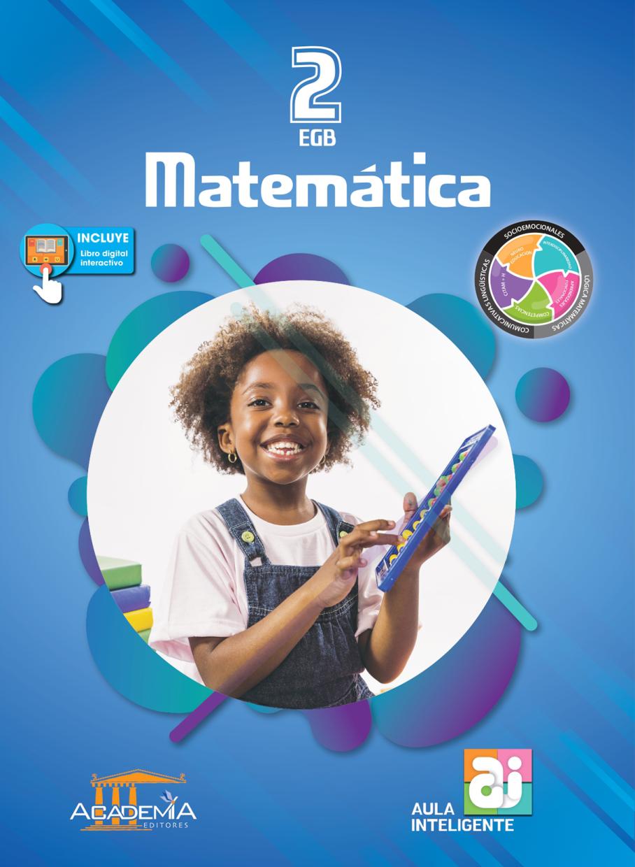 Portada de Matemática 2 EGB - Aula Inteligente