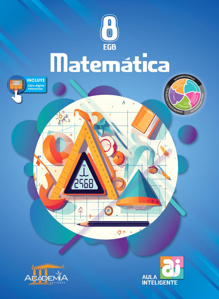Portada de Matemática 8 EGB - Aula Inteligente