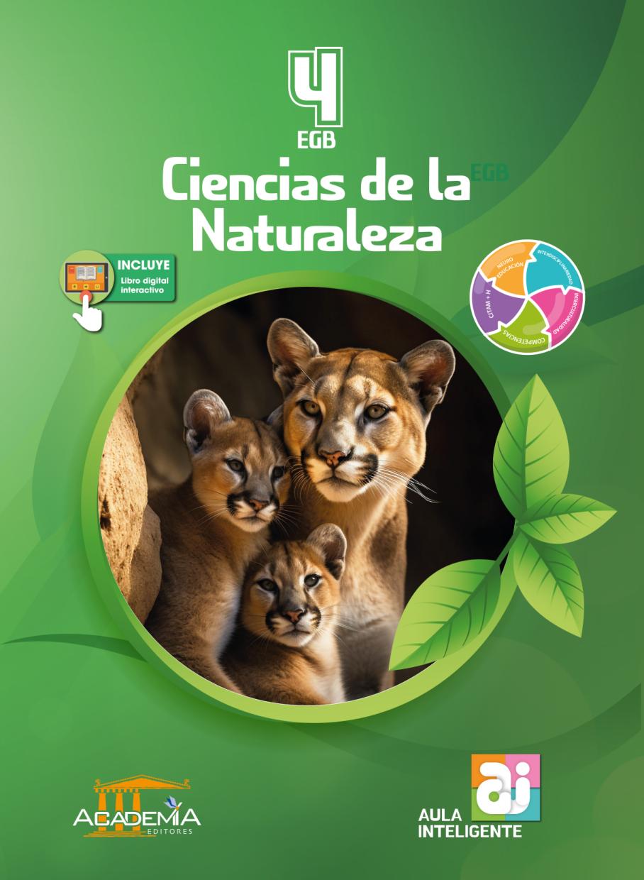 Portada de Ciencias de la  Naturaleza 4 EGB - Aula Inteligente