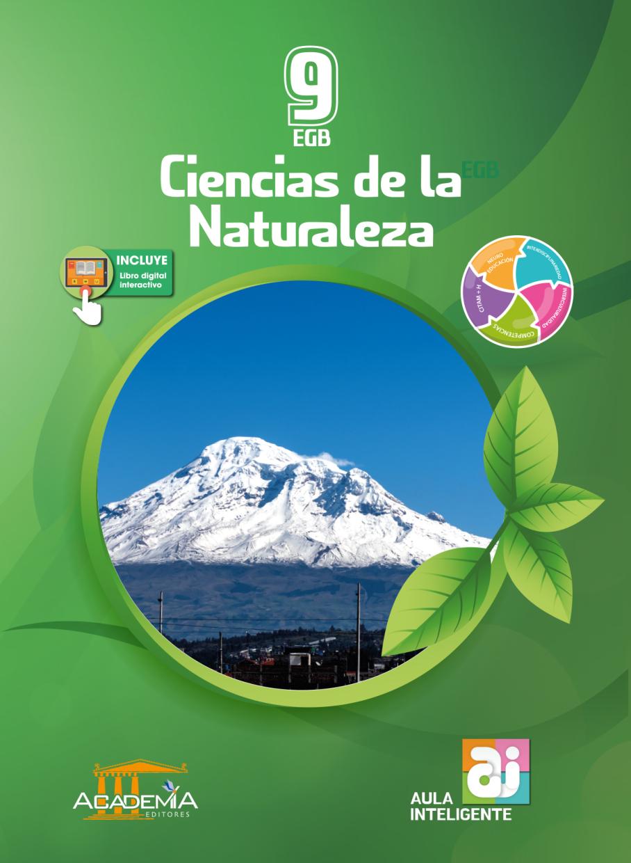 Portada de Ciencias de la  Naturaleza 9 EGB - Aula Inteligente