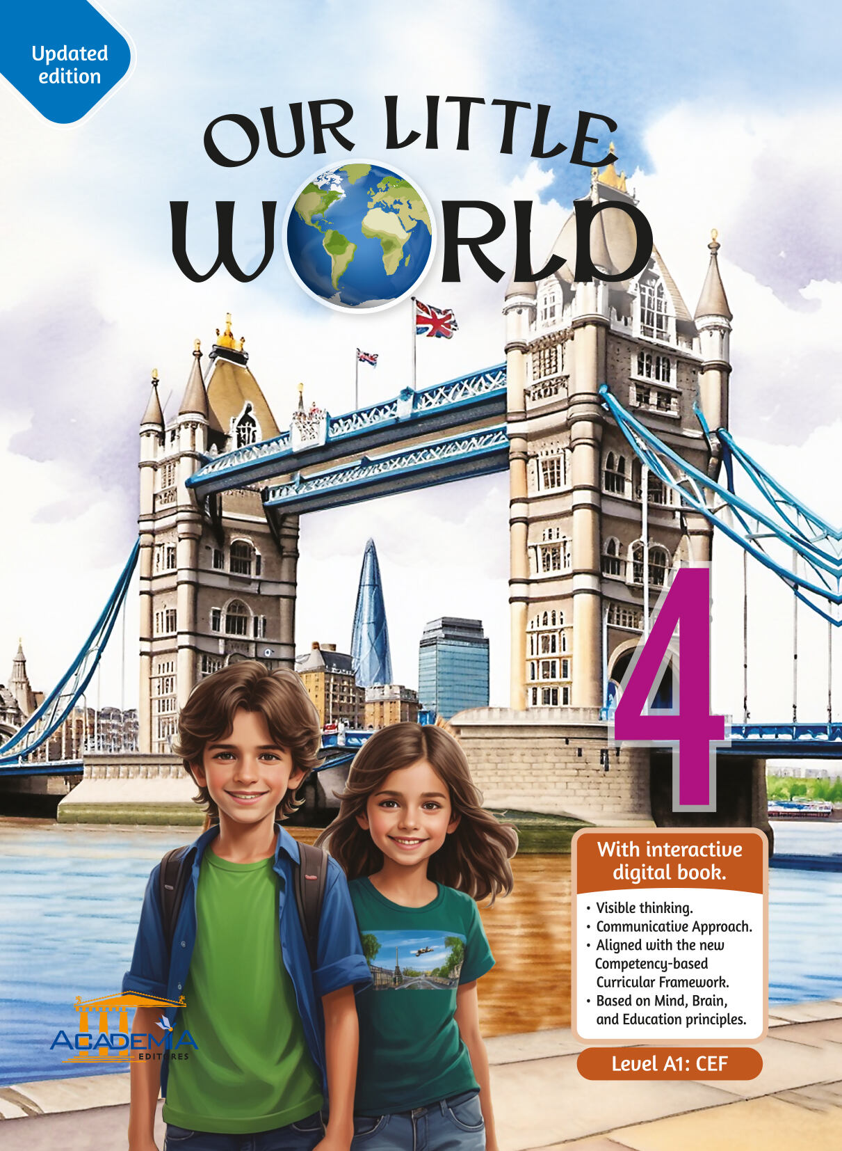 Portada de New Our Little World 4 EGB