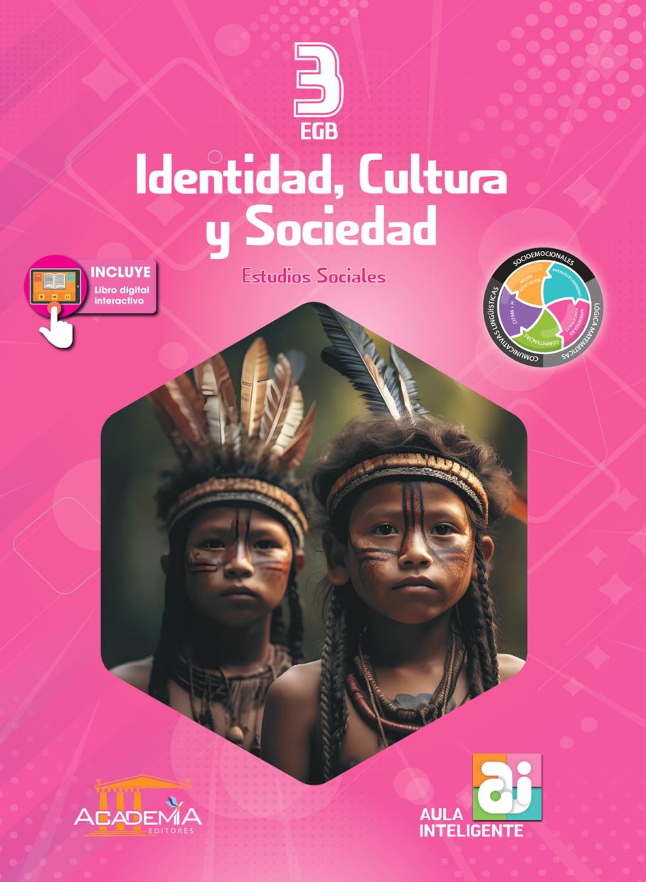 Portada de Identidad, Cultura y Sociedad 3 EGB - Aula Inteligente